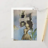 Broken People Are Not Fragile Vintage Collage Postcard