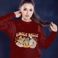 Jingle Bells Sweatshirt for Winter Holiday Season