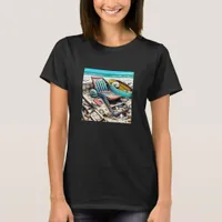 Abandoned Beach | Boat Wreckage  T-Shirt