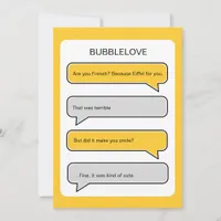 Bubblelove Dating App Eiffel Love Holiday Card