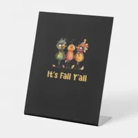 It’s Fall Y’all Rustic Minimal Clean Pedestal Sign