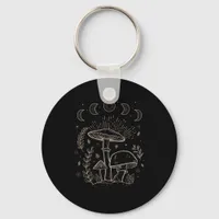 Goblincore Aesthetic Academia Cottagecore Mushroom Keychain