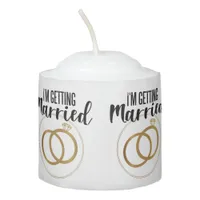 I'm Getting Married Votive Candle