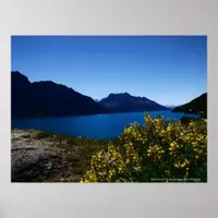 Blue Landscapes of South Island, New Zealand