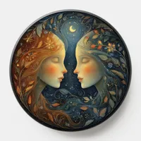 Gemini Zodiac Birth Sign Astrology Celestial PopSocket