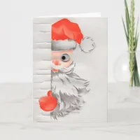 Vintage Santa Holiday Card