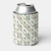 Vintage Rose Pattern - Can Cooler