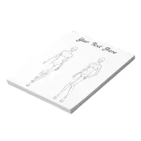 Women Figures Croquis Sketch Figure Drawing  Notepad