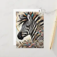 Beautiful Zebra  Postcard