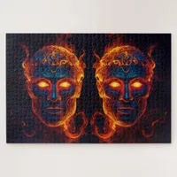 "Fire of the Gods" featuring various deities sets Jigsaw Puzzle