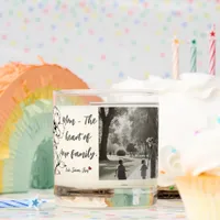 Custom Floral Quote Candle for Mom