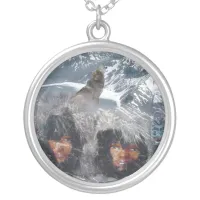 Native Spirit in Alaska Silver Plated Necklace