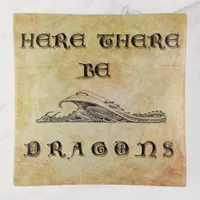 Here There Be Dragons Trinket Tray