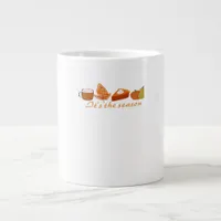 The First Day Of Fall Hello Fall Giant Coffee Mug
