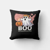 Trumpkin Funny Halloween Boo - Pumpkin Trumpkin Throw Pillow