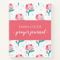 Magnolia Floral Personalized Prayer Journal