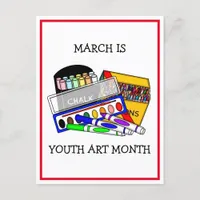 March is Youth Art Month | Add Your Child's Art Postcard