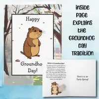 Happy Groundhog Day | Tradition Explained Inside Card