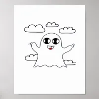 Cute Little Boo Creative Style Poster