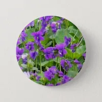 Wisconsin Wood Violets Pin-Back Button