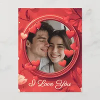 Customizable I Love You Postcard