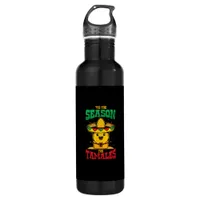 Tis Season For Tamales Mexican Christmas Holiday Stainless Steel Water Bottle