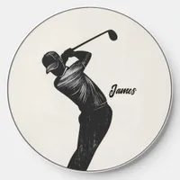 Golfer Silhouette Wireless Charger