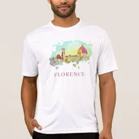 ** AP12 Firenze Florence Panorama Italy  Italian T-Shirt