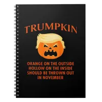Anti Trumpkin Funny Halloween Notebook
