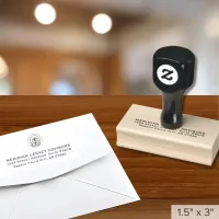 Business Address | Logo Professional Corporate Rubber Stamp