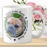 Forever in our Hearts Photo Pet Memorial Coffee Mug