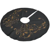 Elegant, Vintage, Victorian Steampunk   Brushed Polyester Tree Skirt