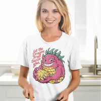 Dragon Fruit Character Enjoying A Tasty Treat T-Shirt