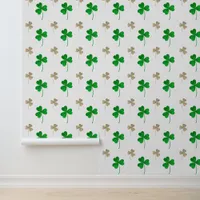 Irish shamrocks pattern personalized cozy  wallpaper 