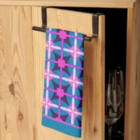 Eclectic Bohemian Colourful Geometric design Tea Kitchen Towel