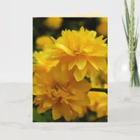 Little Yellow Flowers Greeting Card