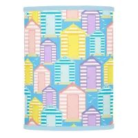 Beach Huts Striped Cabanas Pattern Lamp Shade