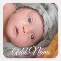 Personalized Baby Photo Stickers