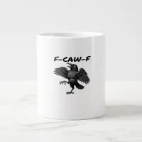 F Caw F Essential Vintage Graphic Look Giant Coffee Mug