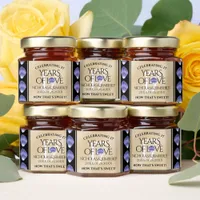 Elegant 17th Shells Wedding Anniversary Honey Jar Favors