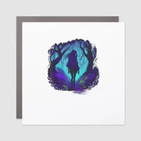 Fey Gothic Emo Goblincore Aesthetic  Forest Graphi Car Magnet