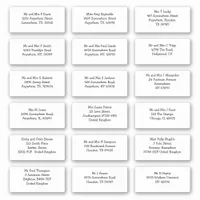 18 Informal Individual Guest Name Address Shipping Sticker