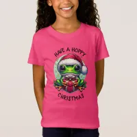 Have a Hoppy Christmas | Frog Pun T-Shirt