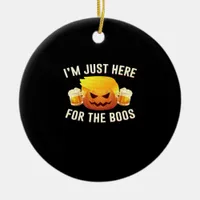 Trumpkin Just For The Boos Halloween Costume Ceramic Ornament