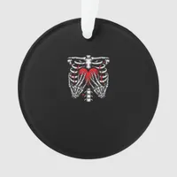 Skeleton Hands Holding Heart Halloween Costume Fun Ornament