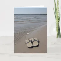 Sandals on the Beach Card