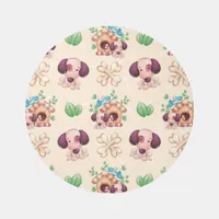 Adorable Dog Pattern  Rug