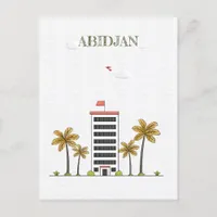 Abidjan Ivory Coast Postcard