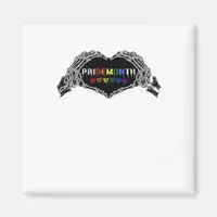 Month Skeleton Heart Hands LGBTQIA Creative Style Magnet