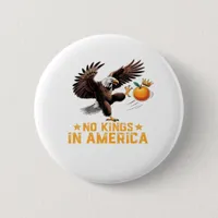 No Kings In America We The People Political Retro  Button